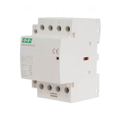 Stycznik modułowy montaż na szynie styki 4Z 63A 24V DC ST63-40-24ACDC F&F (ST63-40-24ACDC)